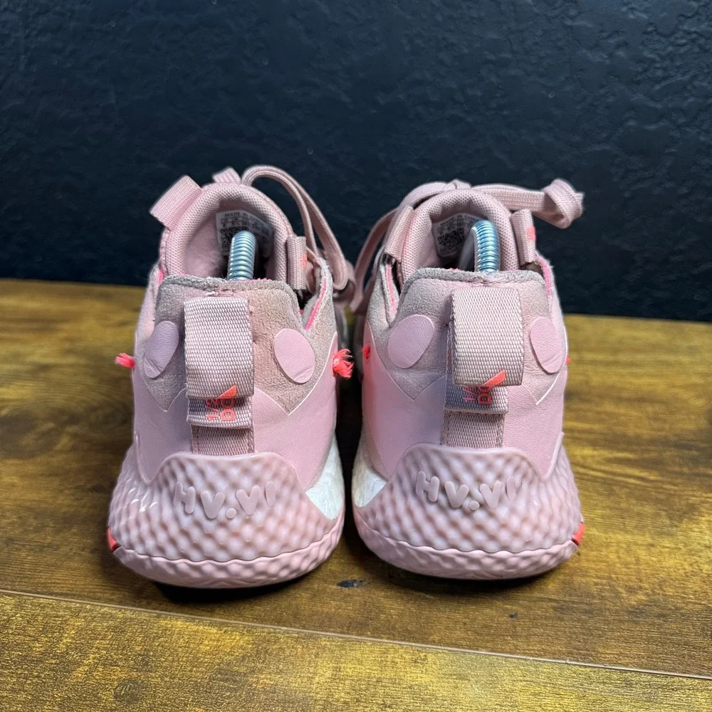 Adidas Harden Vol. 6 GW9715 Wonder Mauve Turbo Mesh Basketball Shoes Mens 6